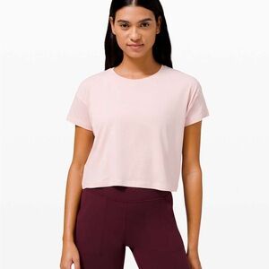 Lululemon porcelain pink cates tee